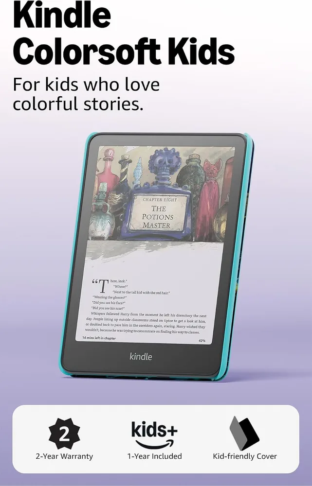 Amazon Kindle Colorsoft Kids 16 GB with Cover, Fantasy River