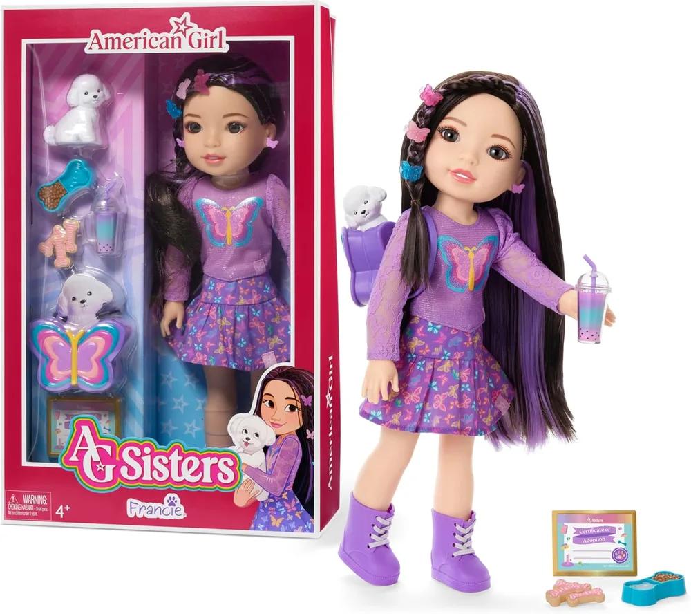 American Girl AG Sisters Francie Doll, 14.5-inch