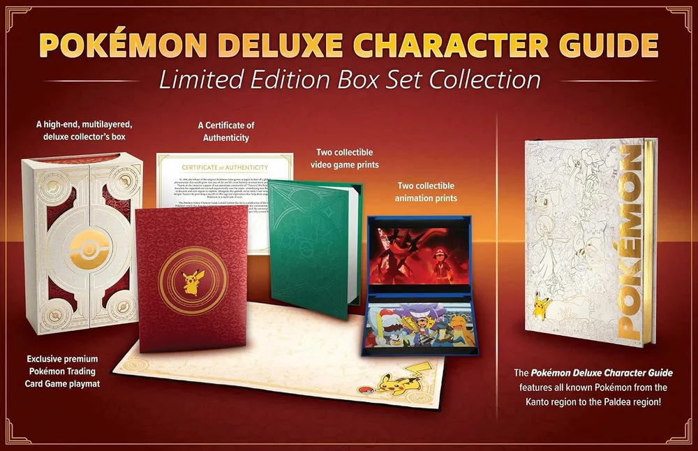 Pikachu Press Pokémon Deluxe Character Guide, Limited Edition Box Set