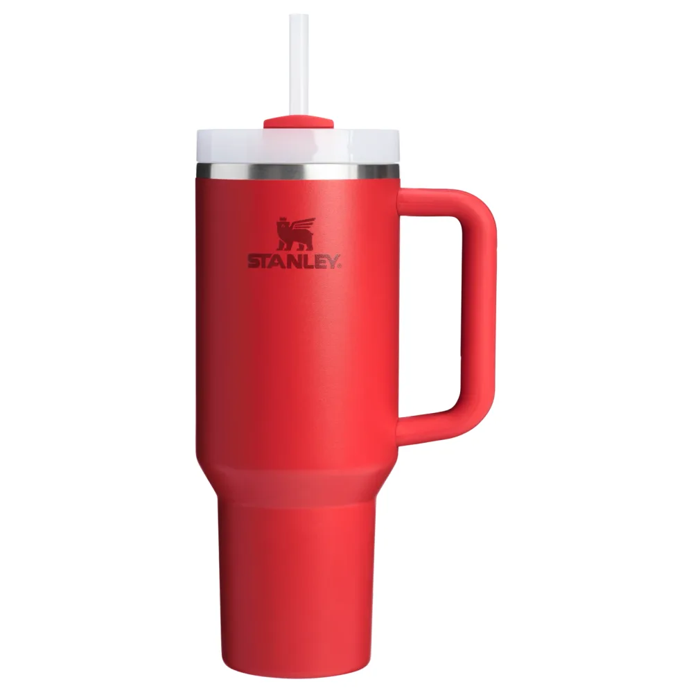 Stanley Quencher H2.0 FlowState Tumbler, Chili Red, 40 oz